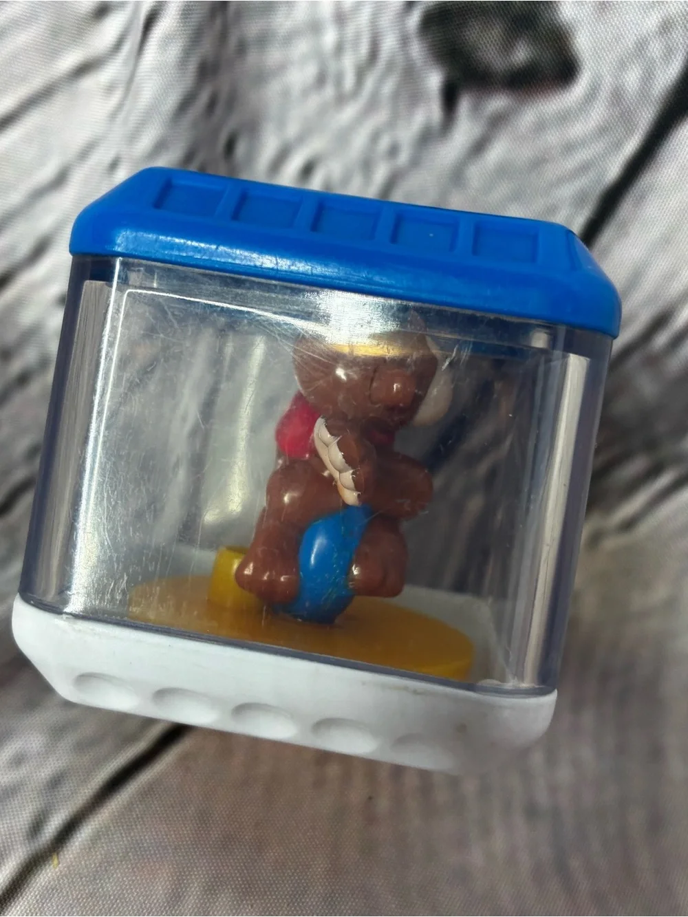 5/$20 VTG FISHER PRICE PEEK A BLOCK SENSORY REPLACEMENT CIRCUS MONKEY UNICYCLE‎